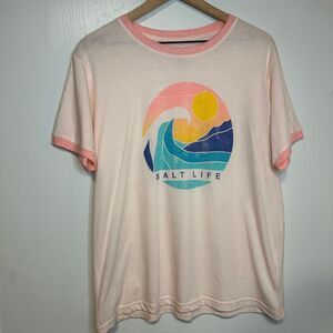 Salt Life Vintage Sunset Graphic T-Shirt- Size L - B17